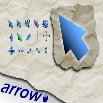 Blue arrow