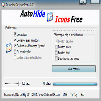 Auto Hide Desktop Icons (скрин)
