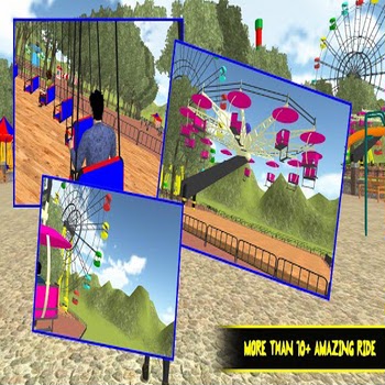 Amusement Theme Fun Park, 3D Парк развлечений, скрин