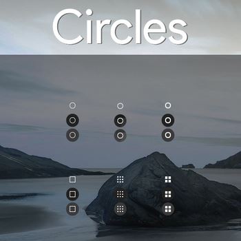 Circles, кнопки, Пуск, иконки