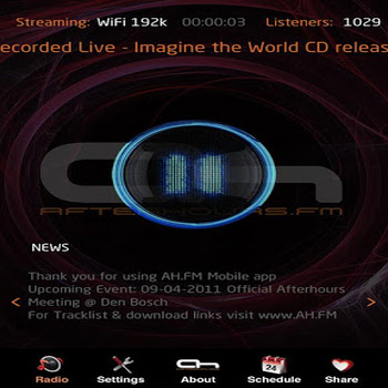 Internet Trance Music Radio, Android, скриншот