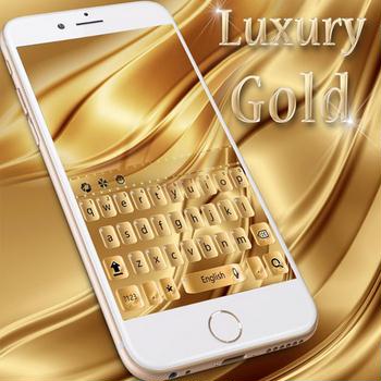 Luxury Gold, клавиатура, для Android