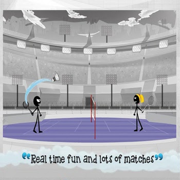 Stickman Badminton (скрин)