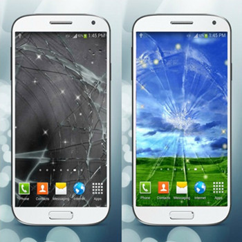 Broken screen, Сломанный экран, живые обои, для Android