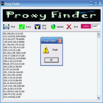 Proxy Finder 1.2 (скрин)