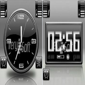 Blacky Style for NiceClock 2 [Symbian]