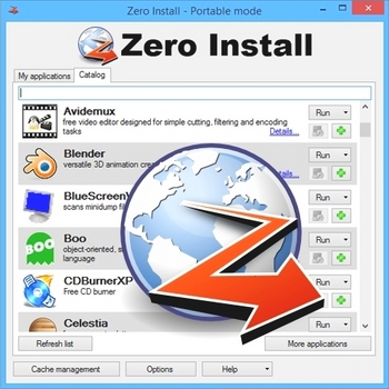 Zero Install 2.16.7 (скрин)