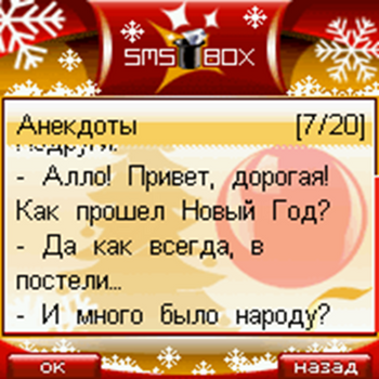 Новогодний Sms-box 2007 (скрин)