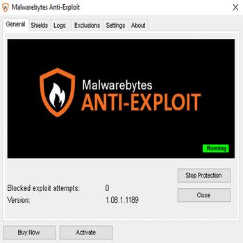 Malwarebytes Anti-Exploit 1.08.1.2572 (скрин)