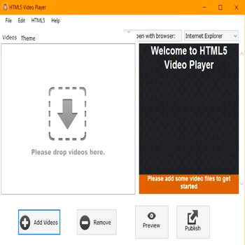 HTML5 Video Player (скрин)