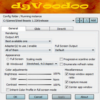 Эмулятор видеокарт Voodoo 2.54 (скрин)