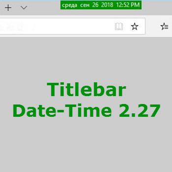 Titlebar Date-Time 2.27