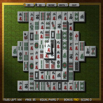 Mahjong 3D (скрин)