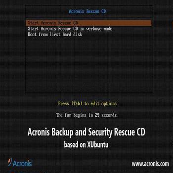 Acronis Antimalware Scan CD 2012 (скрин)