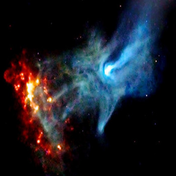Ученые обнаружили в космосе «руку Бога»