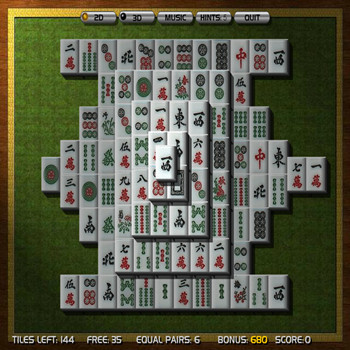 Mahjong 3D (скрин)