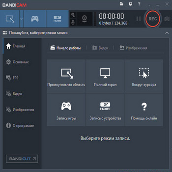 Bandicam 4.5 (скрин)