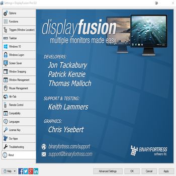 Display Fusion Pro 8.0 (скрин)