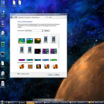 DreamScene для Windows 7