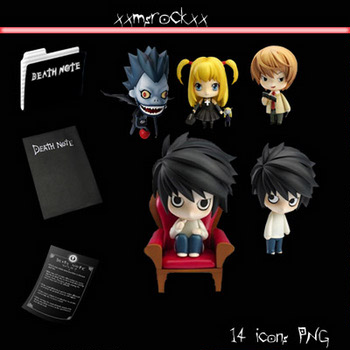 Death Note, Icons, иконки