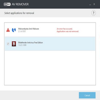 ESET AV Remover 1.5.0.0 (скрин)