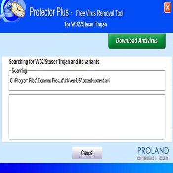 W32/Staser Trojan Removal Tool 1.0 (скрин)