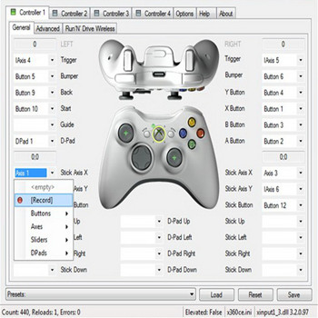 X360 Controller Emulator (скрин)